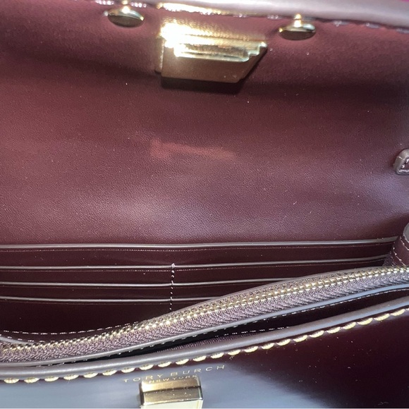 NWT Tory Burch Britten Smooth Chain Wallet & Wristlet - Picture 14 of 16